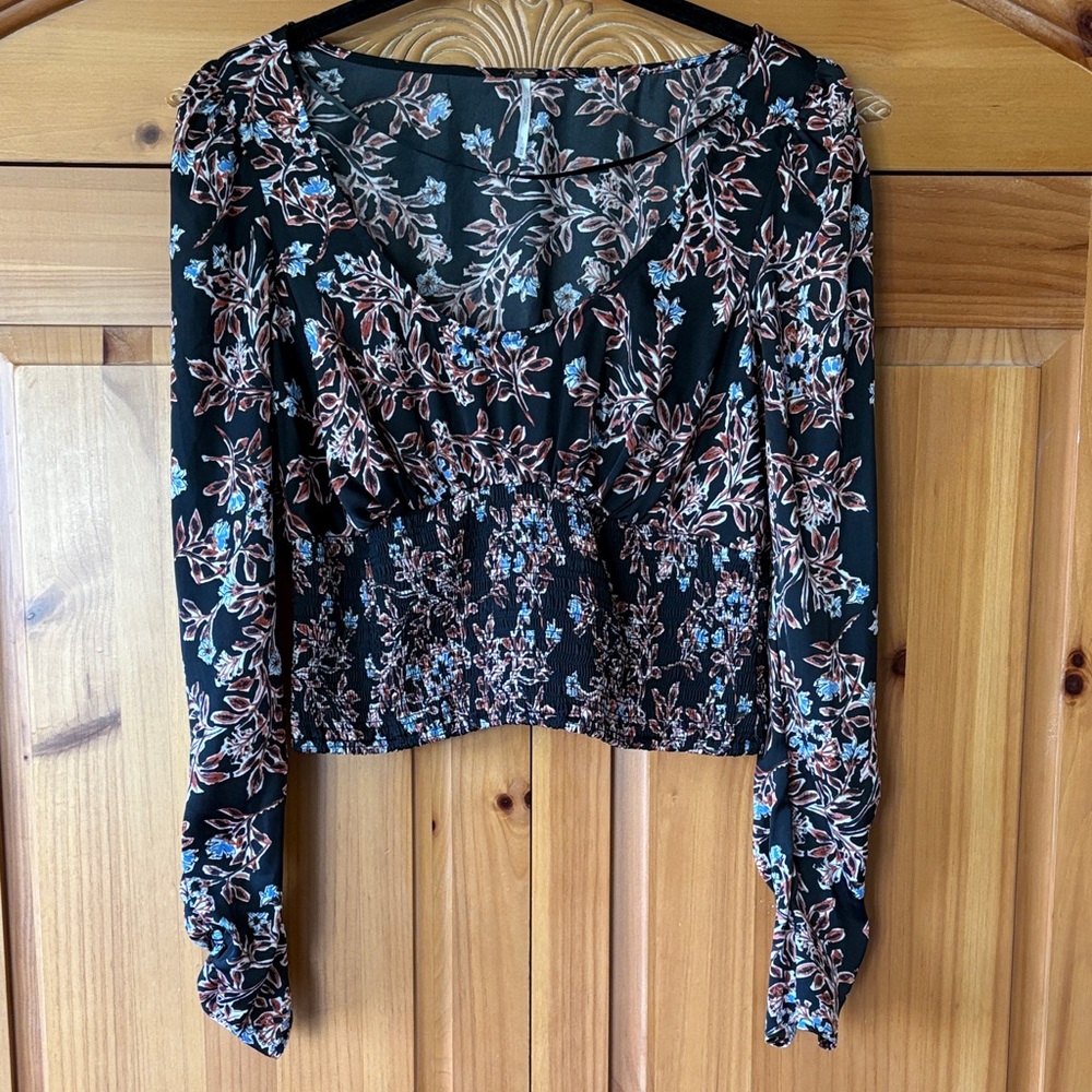 🌟HP🌟Free People Santiago Print Blouse